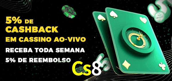 Promoções do cassino ao Vivo Cs8